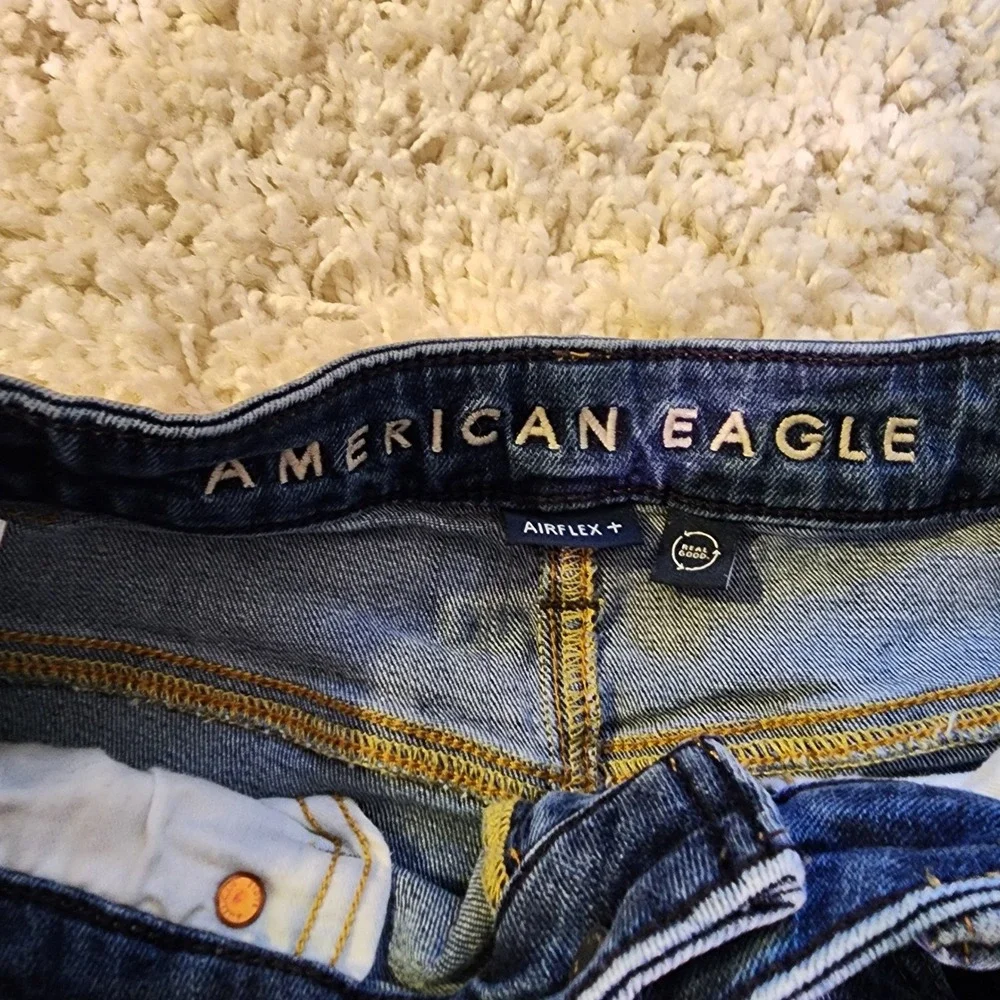 American Eagle Mens AIRFLEX+ Slim Jeans Denim Blue Size 29x30 - Picture 2 of 8